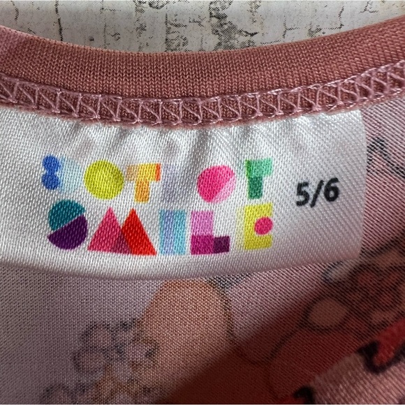 Dot Dot Smile Ballerina Style Bumble Bee Swing Dress Girls 5/6 - Picture 2 of 7